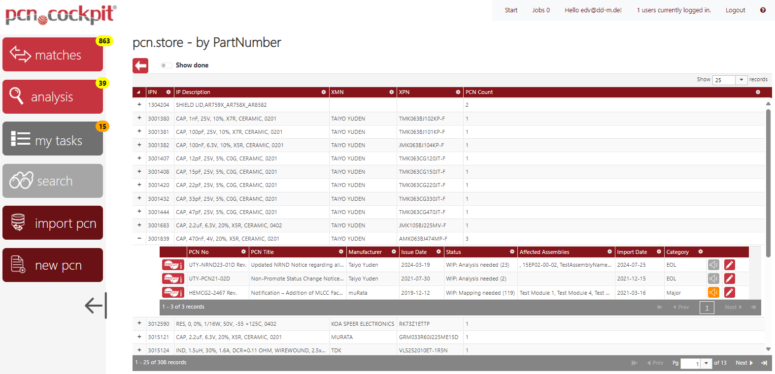 Store-ByPartNumber